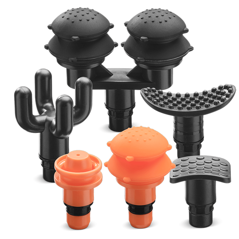 KIT 6 TESTINE DI RICAMBIO PER MINI PISTOLA MASSAGGIO