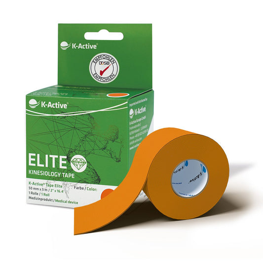 K-Active Tape Elite arancione, confezione da 1 rotolo
