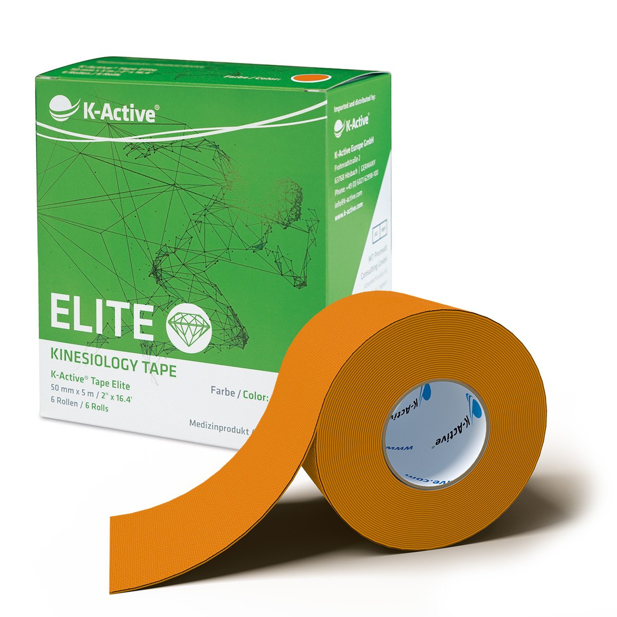 K-Active Tape Elite, confezione da 6 rotoli